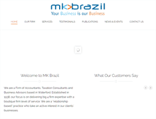Tablet Screenshot of mkbrazil.com